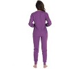 #followme Womens Thermal Henley Jogger Pant Set 6790-RED-L - 3 of 3