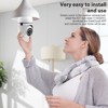 Itopfox 2K Light Bulb Security Camera with 5G&2.4G WiFi, 360°PTZ Coverage, Color Night Vision, Two-Way Talk, Motion Detection for Indoor/Outdoor Home - 4 of 4