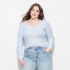 Women's Long Sleeve Henley T-Shirt - Wild Fable™ - 2 of 3
