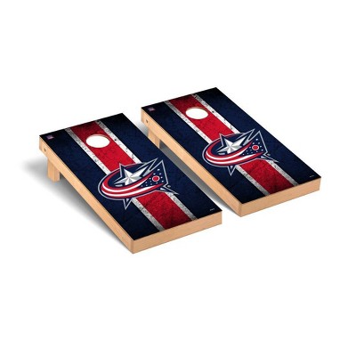 NHL Columbus Blue Jackets Premium Cornhole Board Vintage Version