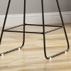 Set of 2 Walcott Modern Iron Counter Height Barstools - Christopher Knight Home - 4 of 4