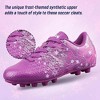 Vizari Frost 3 Firm Ground Kids Soccer Cleats | Frost Themed Synthetic Upper| Durable Two-Color Outsole| Outdoor Firm Ground Soccer Shoes| Perfect for Girls and Boys - 3 of 4
