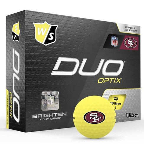 Wilson Duo Soft+ NFL Golf Balls - San Francisco 49ers