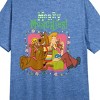 Scooby Doo Merry Munchies Women's Royal Blue Short Sleeve Sleep Shirt - 2 of 2