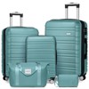 KTMBDW Luggage Sets 5 Piece Suitcases with Wheels, Suitcase Set ABS Hard Case Luggage with TSA Lock Spinner Wheels Durable Travel Luggage for Women - 2 of 4