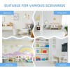 NicBex Kids 5-Shelf Bookcase with Storage Drawer Montessori Toy Organizer Playroom Storage System with Anti-Tip Anchors - 3 of 4