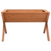 vidaXL Planter Brown Solid Firwood with Water-Based Paint Large Planters - 2 of 4