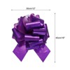 Unique Bargains Bright Giant Large Pull Bow Metallic Gift Wrapping Bows Ribbons - 2 of 4