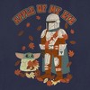 Women's Star Wars: The Mandalorian Grogu and Din Djarin Fall Leaves Apple of my Eye T-Shirt - image 2 of 4