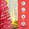 4FT Pre-Lit Red Christmas Tree with 50 UL Lights, 122 PVC Tips, Artificial Xmas Tree for Small Spaces, Tabletop, Apartment, or Office Decor - 4 of 4