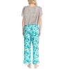 Muk Luks Artistic Garden S/S Capri Set - 2 of 4