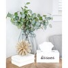 AuldHome Design Rectangular Tissue Box Cover, Modern Farmhouse Style Enamelware Oblong Tissue Cover Holder - 4 of 4