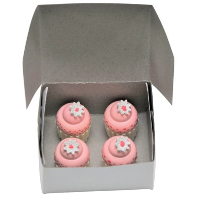 The Queen's Treasures 18 Inch Doll 4 Piece Mini Cupcakes with Bakery Box