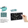 KOVOT DIY Letter Board Clock | Pegboard Clock Personalize & Decorate with 35 Numbers and Icons - 2 of 4