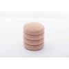 NicBex Round Velvet Storage Ottoman Foot Rest Stool with Lid for Living Room, Pink - 4 of 4