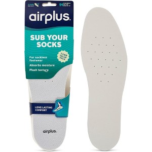 Airplus Sub Your Socks Insoles, Unisex Up To Men's 13, 3 Pair - 1 of 2