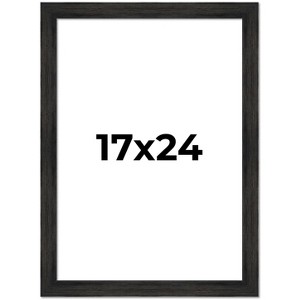 PosterPalooza | 17x24 Wide Barnwood Picture Frame, UV Acrylic, 6 Finishes - Grey, Brown, White, and Black - 1 of 4