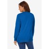 Woman Within Plus Size Perfect Long-Sleeve Cardigan - 3 of 4