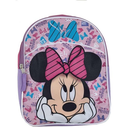 Disney Minnie Mouse Rainbow Backpack Red Bow – Pit-a-Pats.com