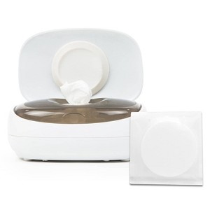 Prince Lionheart EVO Wipes Warmer Baby Wipes Dispenser with Glow Nightlight - White - 1 of 4