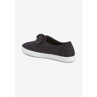 Женские кроссовки Comfortview The Anzani Canvas Slip On Sneaker - 8 M, Navy (Wide Widths Available) — фото 3