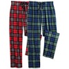 Collections Etc Men's Fleece 2-pc Set Pj Pants - 4 of 4