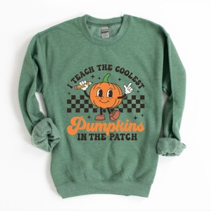 Simply Sage Market I Teach The Coolest Pumpkins In The Patch Sweatshirt - 1 of 4