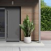 Chic Crate Set of 4 Modern Ceramic Planters with Drainage – Stylish Pots for Patio, Garden & Windowsills - 2 of 4