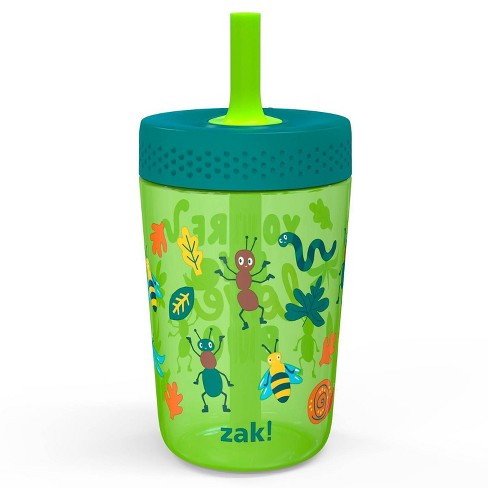 Zak Designs 15oz Recycled Plastic Kids' Straw Tumbler With Antimicrobial  Spout - Bugs : Target