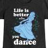 Girls' - Disney Princess - Snow White Life Is Better When You Dance Fitted Short Sleeve Graphic T-Shirt - 2 of 4