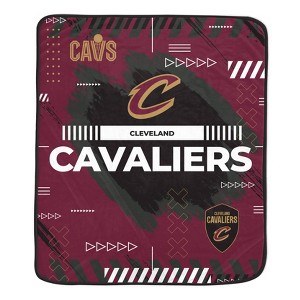 NBA Cleveland Cavaliers 50"x60" Game Tech Ultra Soft Blanket - 1 of 2