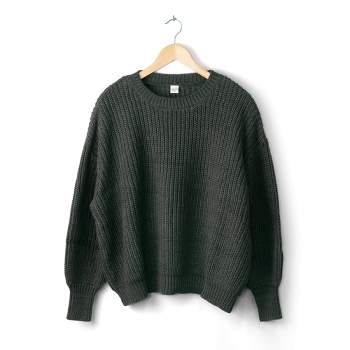 Goumikids Womens Organic Cotton Chunky Knit Sweater
