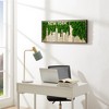 Gulches New York Moss City Silhouette Metal Wall Art - Small & Elegant Decor - 3 of 4