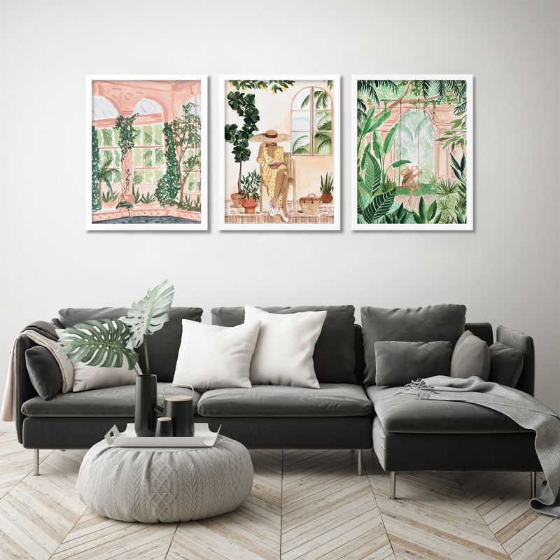 Americanflat Botanical Modern (Set Of 3) Triptych Wall Art Neutral Boho Travels By Sabina Fenn - Set Of 3 Framed Prints, 5 of 7
