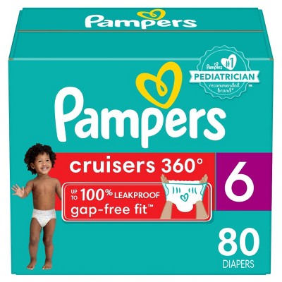 Pampers Cruisers 360 Diapers - Size 6 - 80ct