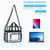 Hachikiko Clear Stadium Tote Bag - Waterproof PVC Crossbody for Concerts, Sports Games,Security Approved - 2 of 4