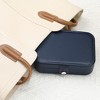 Unique Bargains Travel Portable PU Leather Jewelry Box for Women's Gifts for Earring Necklace - 4 of 4