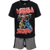 Power Rangers Green Ranger Red Ranger Blue Ranger T-Shirt and Mesh Shorts Outfit Set Toddler to Big Kid - 2 of 4