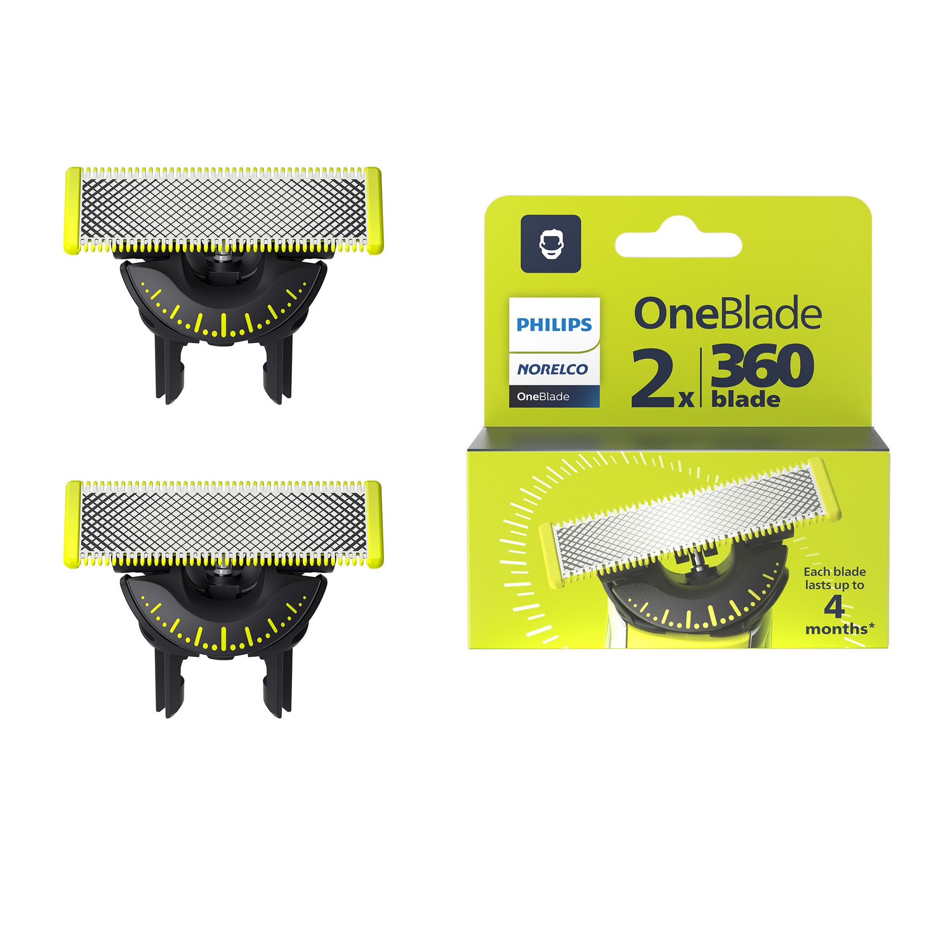 Philips Norelco OneBlade 360 Replacement Blade - QP420/80 - 2pk