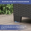 Acekool 7 Piece Patio Set Rattan Outdoor Sofa with Cushions PE Wicker Sectional Couch and Table for Balcony Garden Porch Conversation - 4 of 4