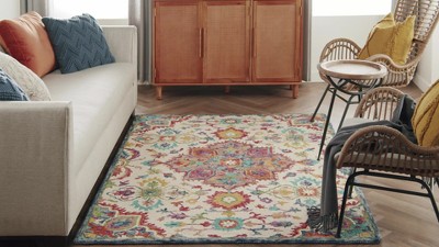 Multicolor 8' x 10' Handmade Wool Tufted Area Rug