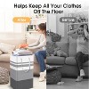 2Pack 75L Large Freestanding Collapsible Laundry Basket Hamper with Handles Waterproof Clothes Hamper - 3 of 4