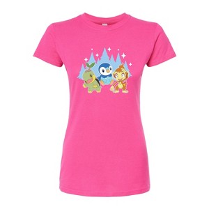 Women's - Pokémon - Sinnoh Winter Group Juniors Fitted Graphic T-Shirt - 1 of 3