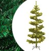 vidaXL Swirl Christmas Tree - Green 6 x 3 ft - 2 of 4