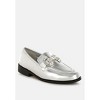 Dendron Diamante Horsebit Metallic Loafers - 2 of 4