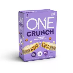 ONE Bar Crunch Protein Bars - Cinnamon French Toast - 4ct