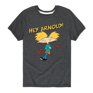 Boys' - Hey Arnold! - Cool Arnold Short Sleeve Graphic T-Shirt - 1 of 4