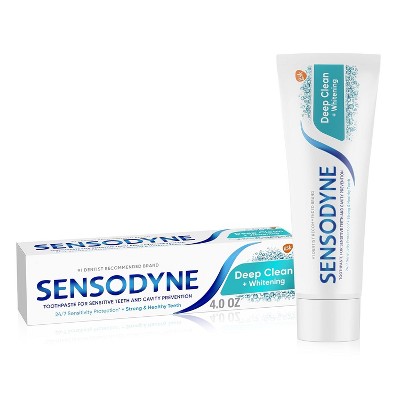Sensodyne Deep Clean Fluoride Toothpaste - 4oz