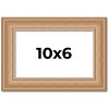 PosterPalooza | Photo Size Weathered Yellow Picture Frame - UV Acrylic, Foam Board Backing, Hanging Hardware - 2 of 4