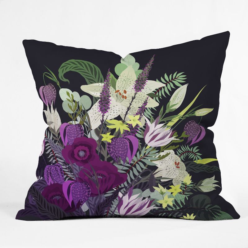 18''x18'' Iveta Abolina Viola Garden Throw Pillow Purple - Deny Designs, 1 of 6